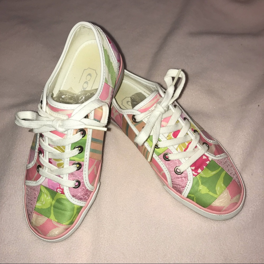 Coach Dawnell Patchwork Sneakers - image 1